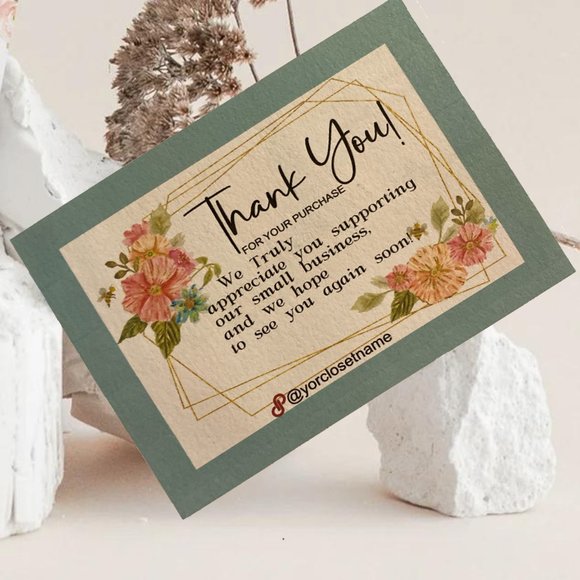 Modern Floral Business Card, Flowers Business Card, Soft Rose Business Card - Picture 1 of 12